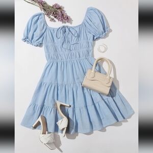 SHEIN  Puff Sleeve Dress